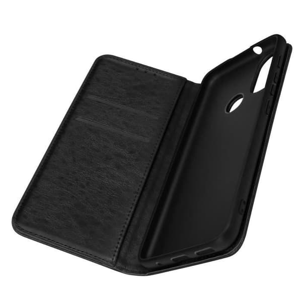 Plånboksfodral - Motorola - Moto E40, E20, E30 - Svart - Videostöd - Magnetisk Stängning