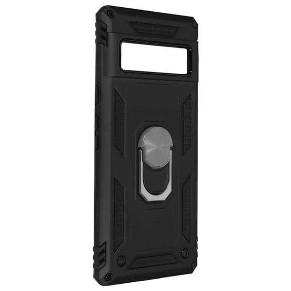 Stötsäker skal - Google - Pixel 6 Pro - Dubbelmaterial - Videostöd - Svart