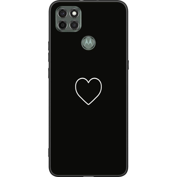 Motorola Moto G9 Power Svart Skal Hjärta