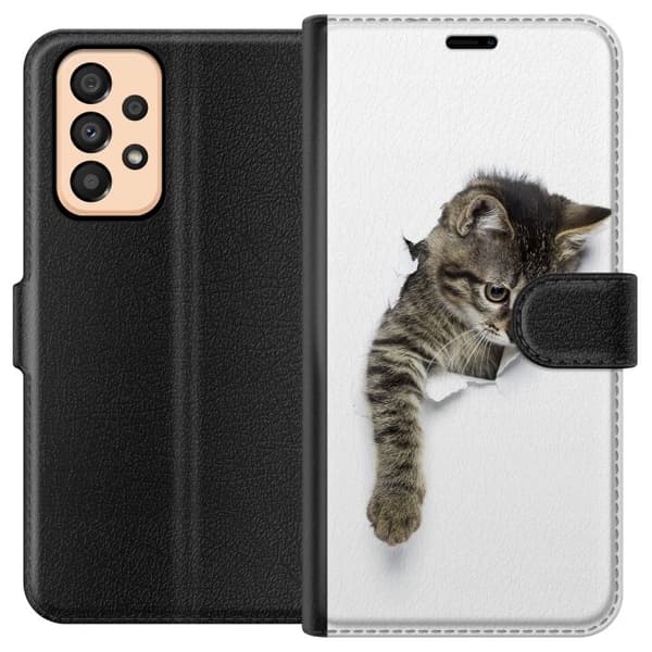 Samsung Galaxy A33 5G Lommeboketui Katt