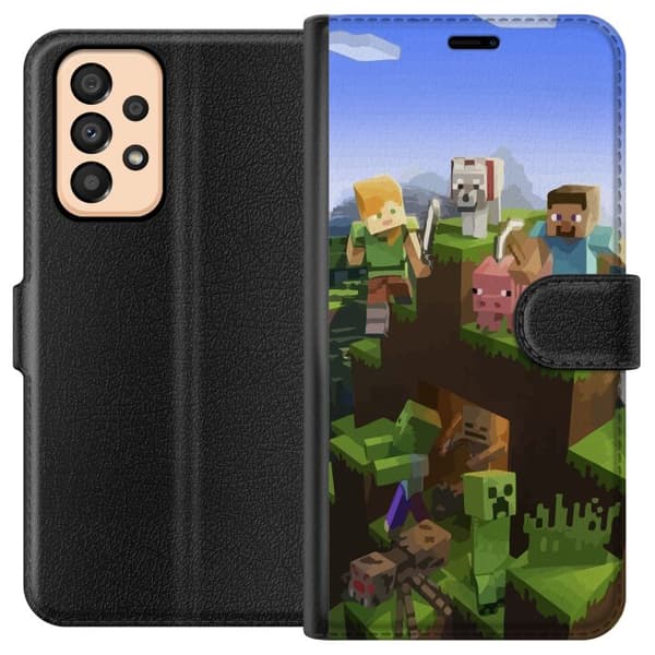 Samsung Galaxy A33 5G Plånboksfodral MineCraft