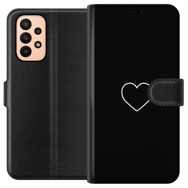 Samsung Galaxy A23 Plånboksfodral Hjärta