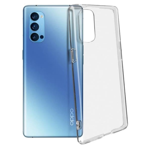 Coque - AVIZAR - Oppo Reno 4 Pro - Mjuk - Stötsäker - Transparent Vit