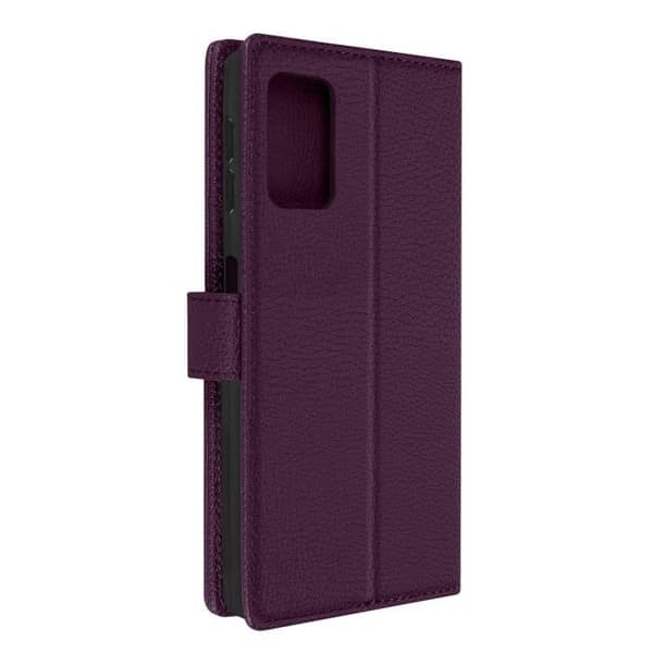 Samsung Galaxy A13 Fodral - AVIZAR - Plånboksfodral för videoställ - Lila - Stel - Syntet - Vuxen