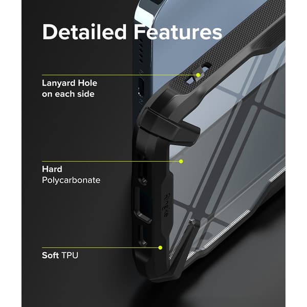 Ringke iPhone 13 Pro Kuori Fusion-X Musta
