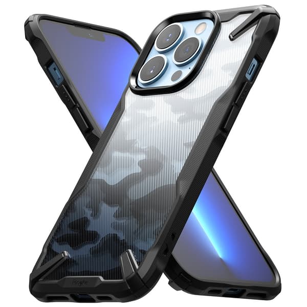 Ringke iPhone 13 Pro Cover Fusion-X Camo Black