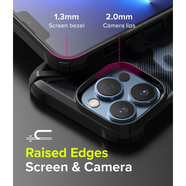 Ringke iPhone 13 Pro Cover Fusion-X Camo Black
