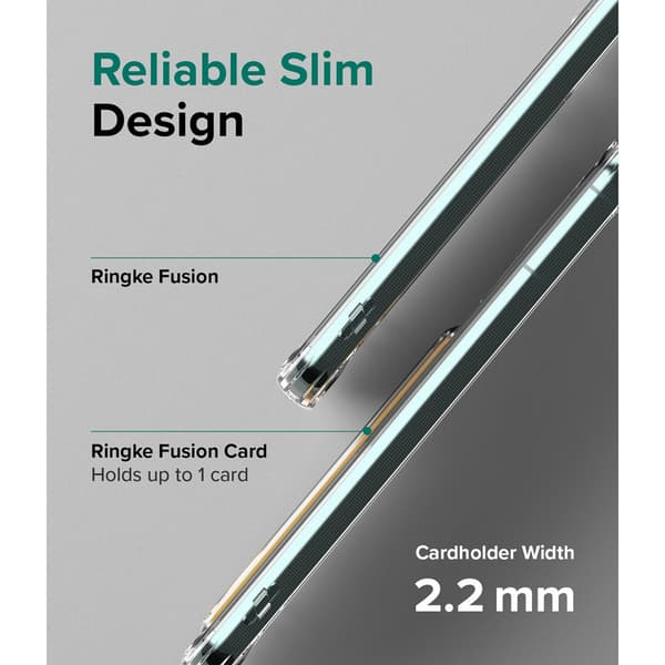 Ringke Samsung Galaxy S22 Plus Kuori Fusion Card Clear