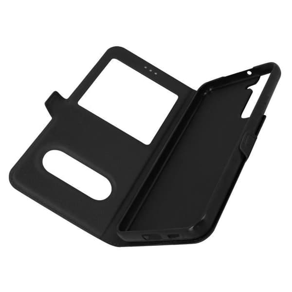 Samsung Galaxy S22 Plus Fodral - AVIZAR - Dubbelfönster - Svart