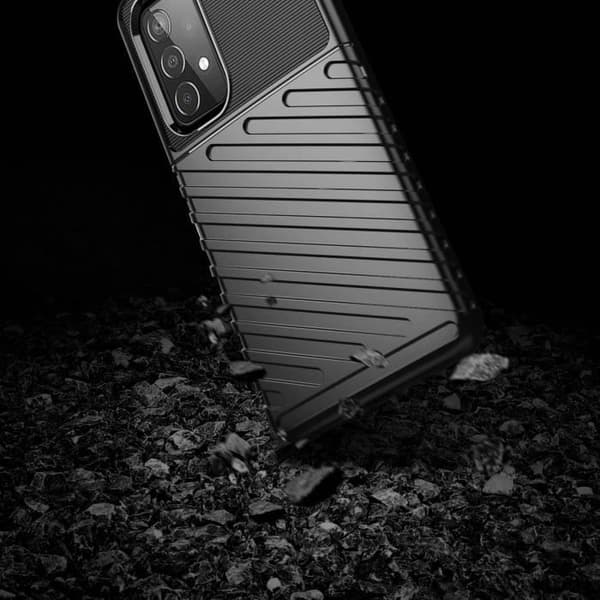 Galaxy A52 och A52s fodral förstärkt skydd - svart