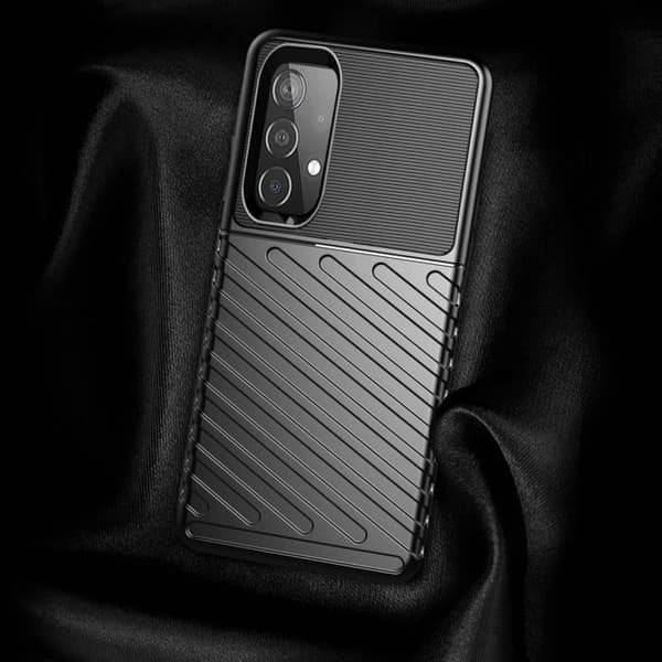 Galaxy A52 och A52s fodral förstärkt skydd - svart