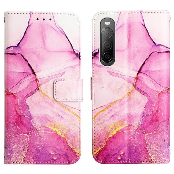 Pattern Printing Sony Xperia 10 IV fodral - Rosa 001