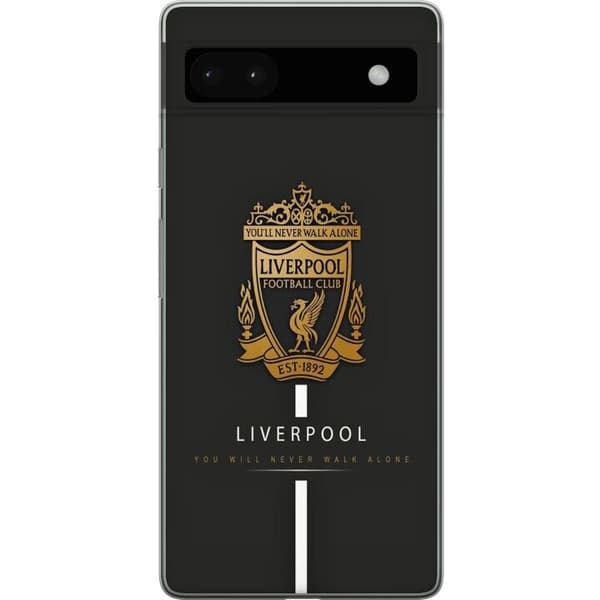 Google Pixel 6a Genomskinligt Skal Liverpool L.F.C.