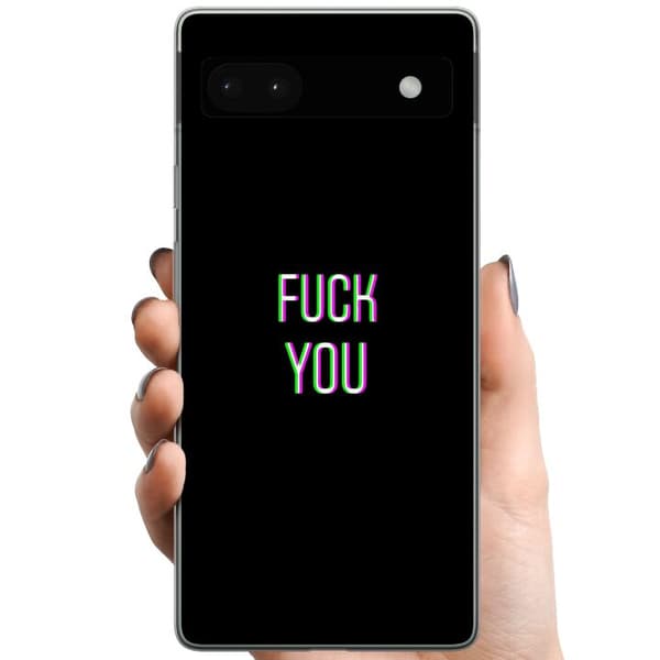 Google Pixel 6a TPU Mobildeksel Faen deg