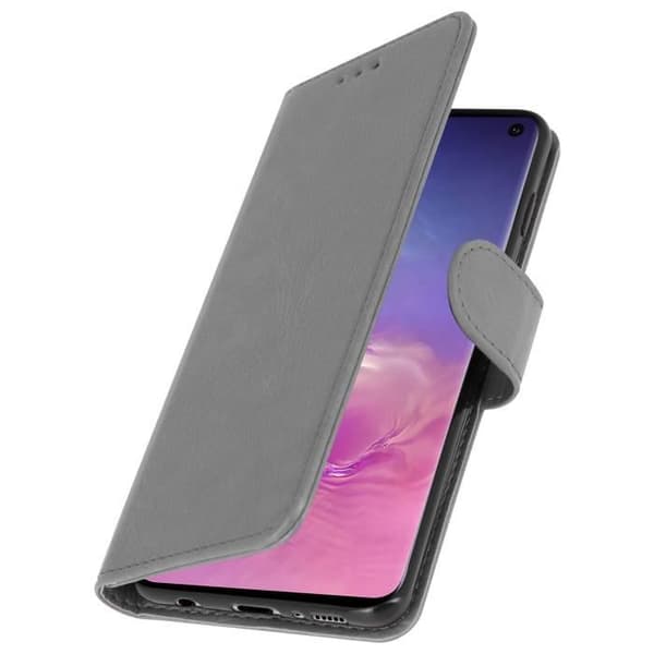 Hus för Samsung Galaxy S10 - AVIZAR - Plånboksfodral - Silikongel - Videostöd - Magnetisk