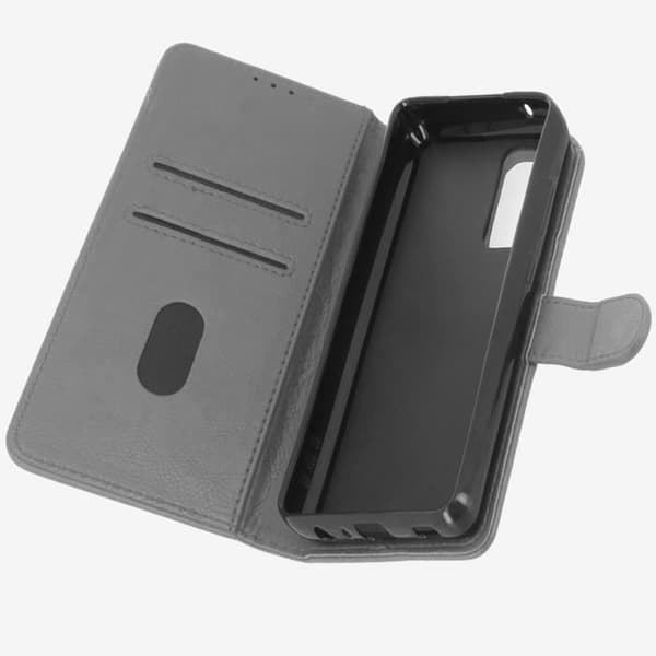 Etui för Samsung Galaxy A52 - Chersterfield - Grå - Skydd - Kortfack - Videostöd