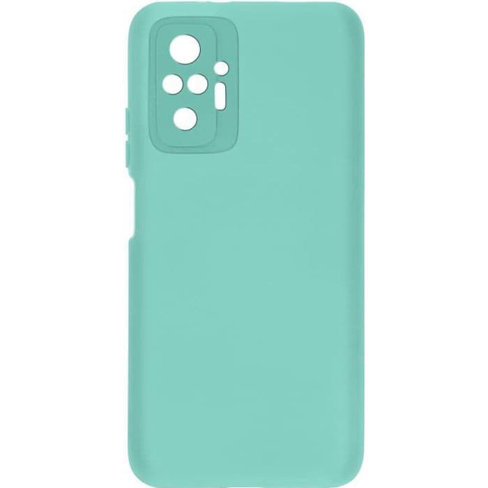 Fodral Xiaomi Redmi Note 10 Pro Halvstyv silikon Soft Touch Fin Turkosblå