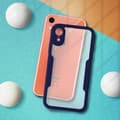 Miniatyrbild 3 av 4: Heltäckande skal - Apple - iPhone XR - Plexiglas - Polymer - Stötdämpande - Mörkblå