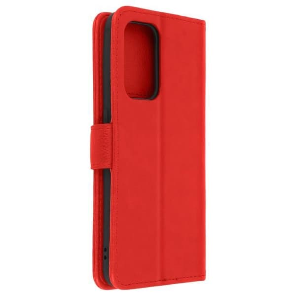 Foliofodral - Oppo - A94 5G - Texturerat Ekoskinn - Videostativ - Magnetiskt