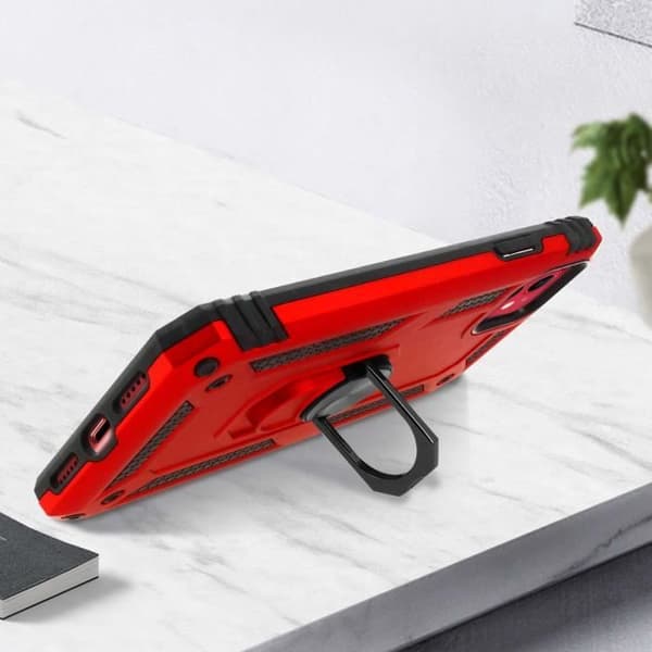 Coque - AVIZAR - iPhone 11 - Antichock - Bi-materialer - Videostöd Röd
