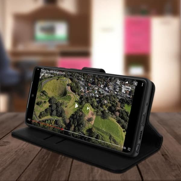 Etui - Chersterfield - Galaxy Note 20 Ultra - Heltäckande fodral - Kortfack - Videostöd