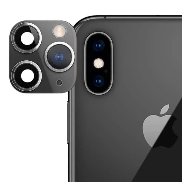 Faux kameran - Apple - iPhone 11 Pro - Svart glaslins - Rep skydd - 70 g