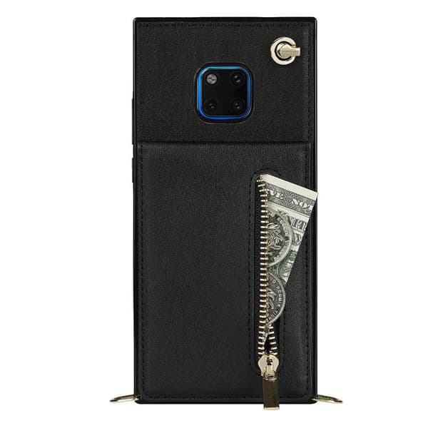 Zipper kaulakorukotelo Huawei Mate 20 Pro - Musta