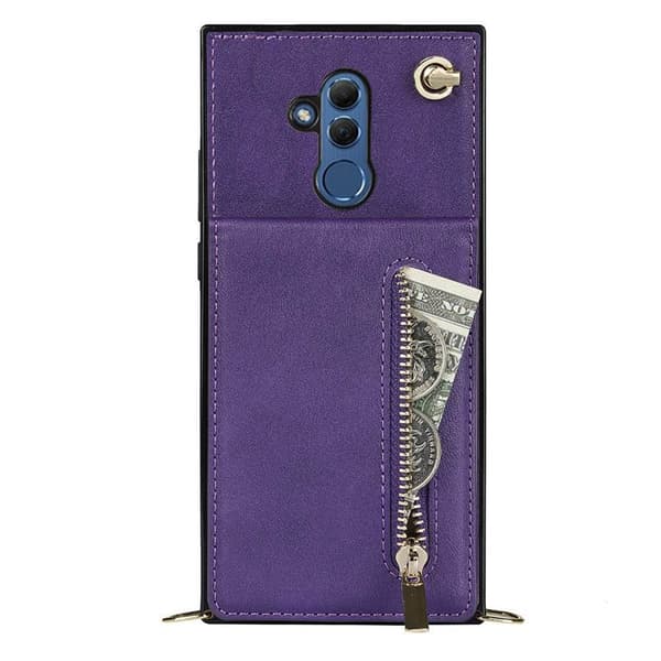 Zipper kaulakorukotelo Huawei Mate 20 Lite - Violetti