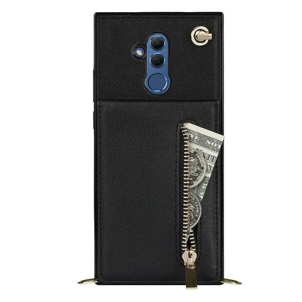 Zipper halskjede deksel Huawei Mate 20 Lite - Sort