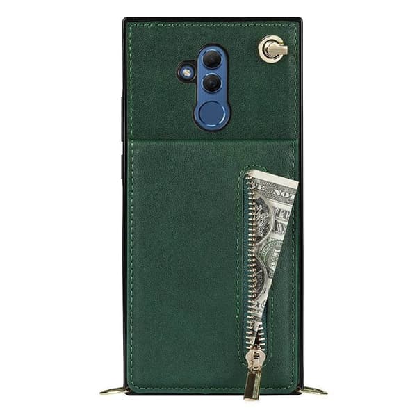 Zipper kaulakorukotelo Huawei Mate 20 Lite - Vihreä
