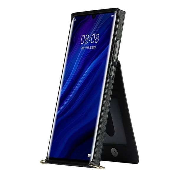 Zipper halskæde etui Huawei Mate 20 - Sort