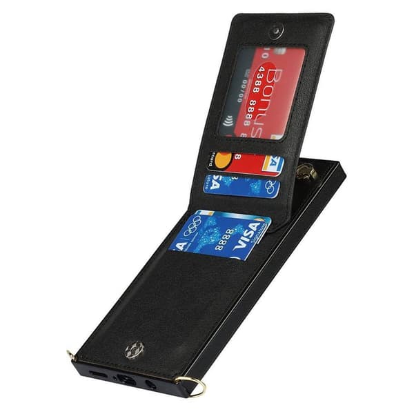 Zipper halskæde etui Huawei Mate 20 - Sort