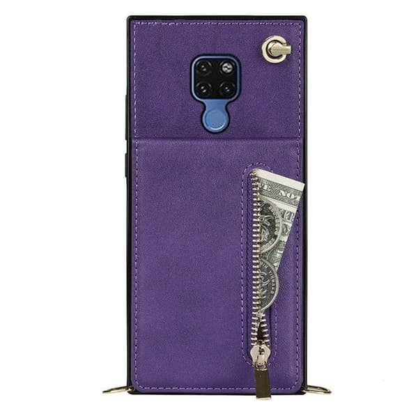 Zipper halskæde etui Huawei Mate 20 - Lilla