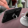 Miniatyrbild 3 av 3: Coque - AVIZAR - Galaxy Note 8 - Bi-material - Hållring - Videostöd svart