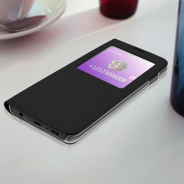 Fönsterhölje - Galaxy - S10e - Styv Skal - Polykarbonat - Svart