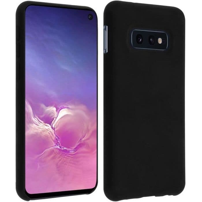 Samsung Galaxy S10e Protective Matt Soft Touch Anti-Rapch Shockproof Fodral - Svart