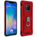 Miniatyrbild 1 av 4: Fodral - AVIZAR - Mate 20 Pro - Bi-material - Styvt och flexibelt - Röd videostöd