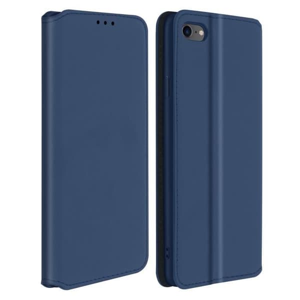 iPhone SE 2020 / 8 / 7 Fodral Folio Plånbok AVIZAR - Stödfunktion - Blå färg