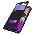 Miniatyrbild 2 av 4: Etui Folio - AVIZAR - Samsung Galaxy S10 Plus - Dubbel Fönster - Stöd funktion - Svart