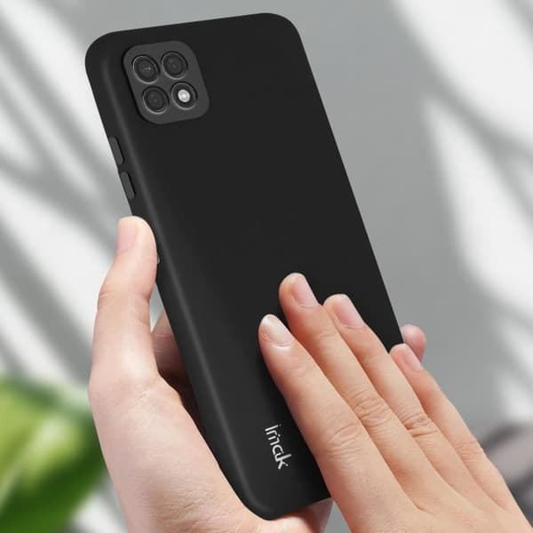 Skyddsfodral - IMAK - Samsung Galaxy A22 5G - Gel silikon - Ultratunt - Antispår