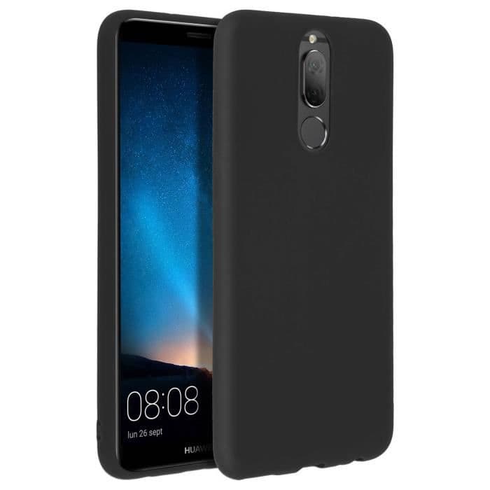 Forcell Huawei Mate 10 Lite Fodral Soft Touch Silikon Soft Gel Cover - Svart