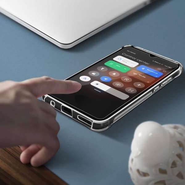 Skal för skydd - Xiaomi - Redmi 9C - Halvstyv silikon - Transparent - Stötsäker och repfria