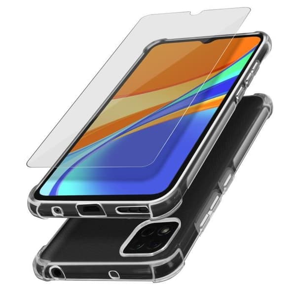 Skal för skydd - Xiaomi - Redmi 9C - Halvstyv silikon - Transparent - Stötsäker och repfria