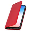 Miniatyrbild 2 av 4: Etui för Samsung Galaxy S10e - Folio-fodral - Äkta läder - Röd - Video Stöd - Kortfack