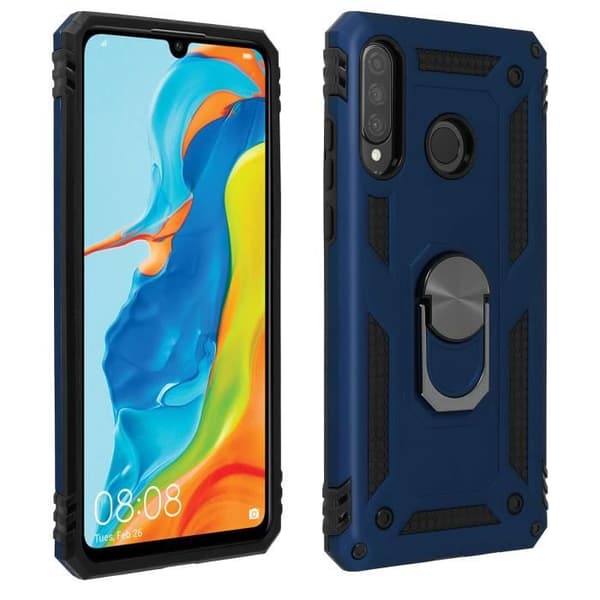 Coque - AVIZAR - P30 Lite - Bi-material - Hållring - Videostöd