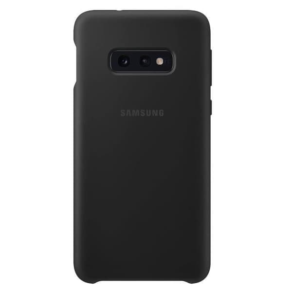 Fodral - Samsung - Galaxy S10e - Silikongel - Stötsäker - Halvstyv - Svart