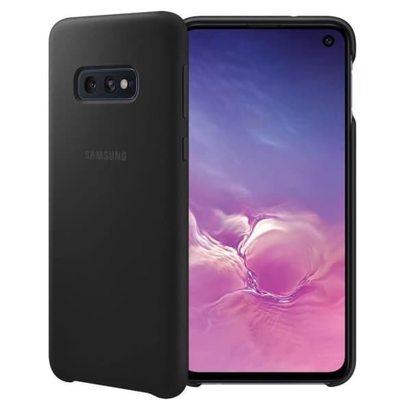 Fodral - Samsung - Galaxy S10e - Silikongel - Stötsäker - Halvstyv - Svart