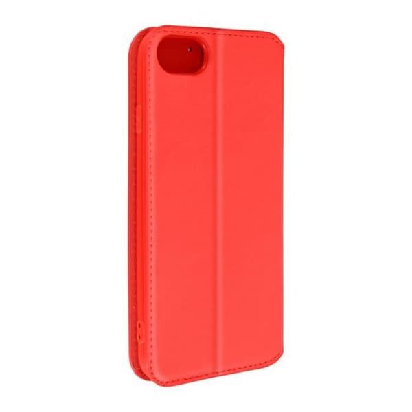 iPhone SE 2020, 8, 7, 6 och 6S Fodral Flip Wallet Röd Videostöd Röd