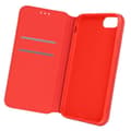 Miniatyrbild 1 av 4: iPhone SE 2020, 8, 7, 6 och 6S Fodral Flip Wallet Röd Videostöd Röd