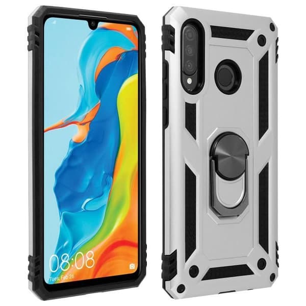 Coque - AVIZAR - P30 Lite - Bi-material - Hållring - Videostöd